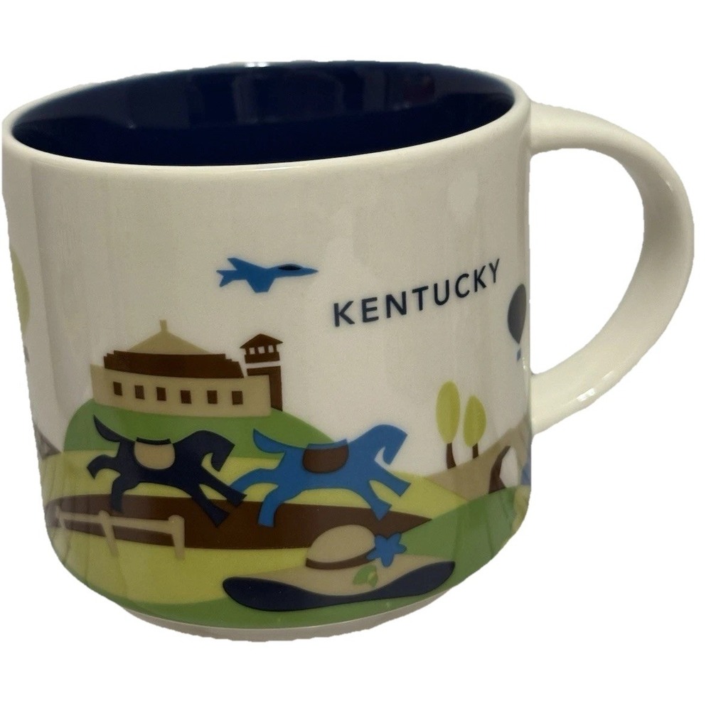Starbucks Coffee Mug YOU ARE HERE: Kentucky 2014 - 14fl oz NEW